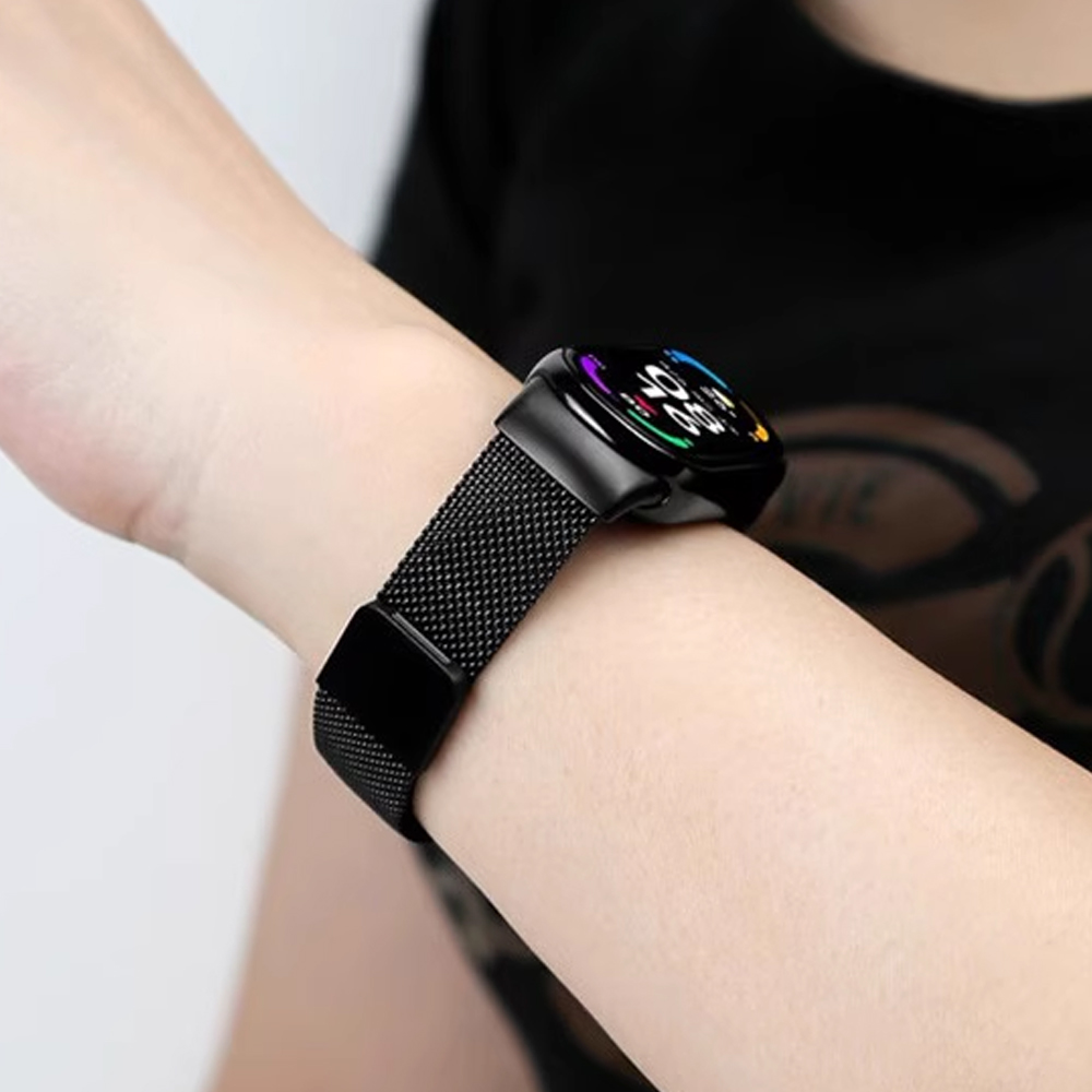 Strap For Xiaomi Mi Band 8 9 a - Milanese Loop Magnetic ulasan dan harga