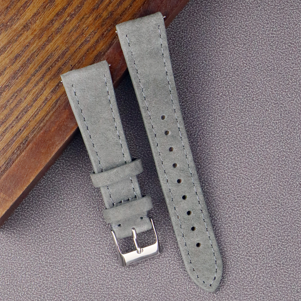 Premium Leather Suede Watch St - Suede Strap Watch ulasan dan harga