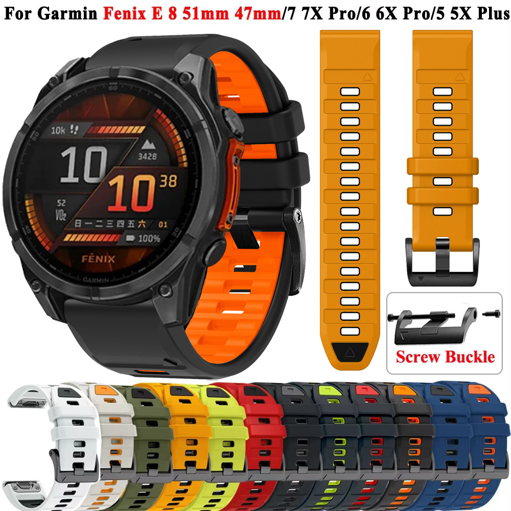 QuickFit 26mm 22mm Silicone Wa - Silicone Watch Band 22Mm ulasan dan harga