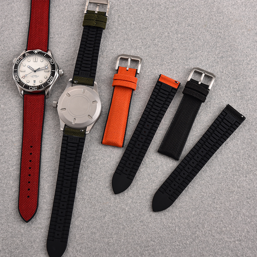 New Design Sailcloth Rubber St - Canvas Strap Watch ulasan dan harga