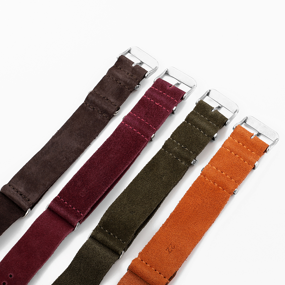 18mm 20mm 22mm Vintage Soft Su - Suede Strap Watch ulasan dan harga