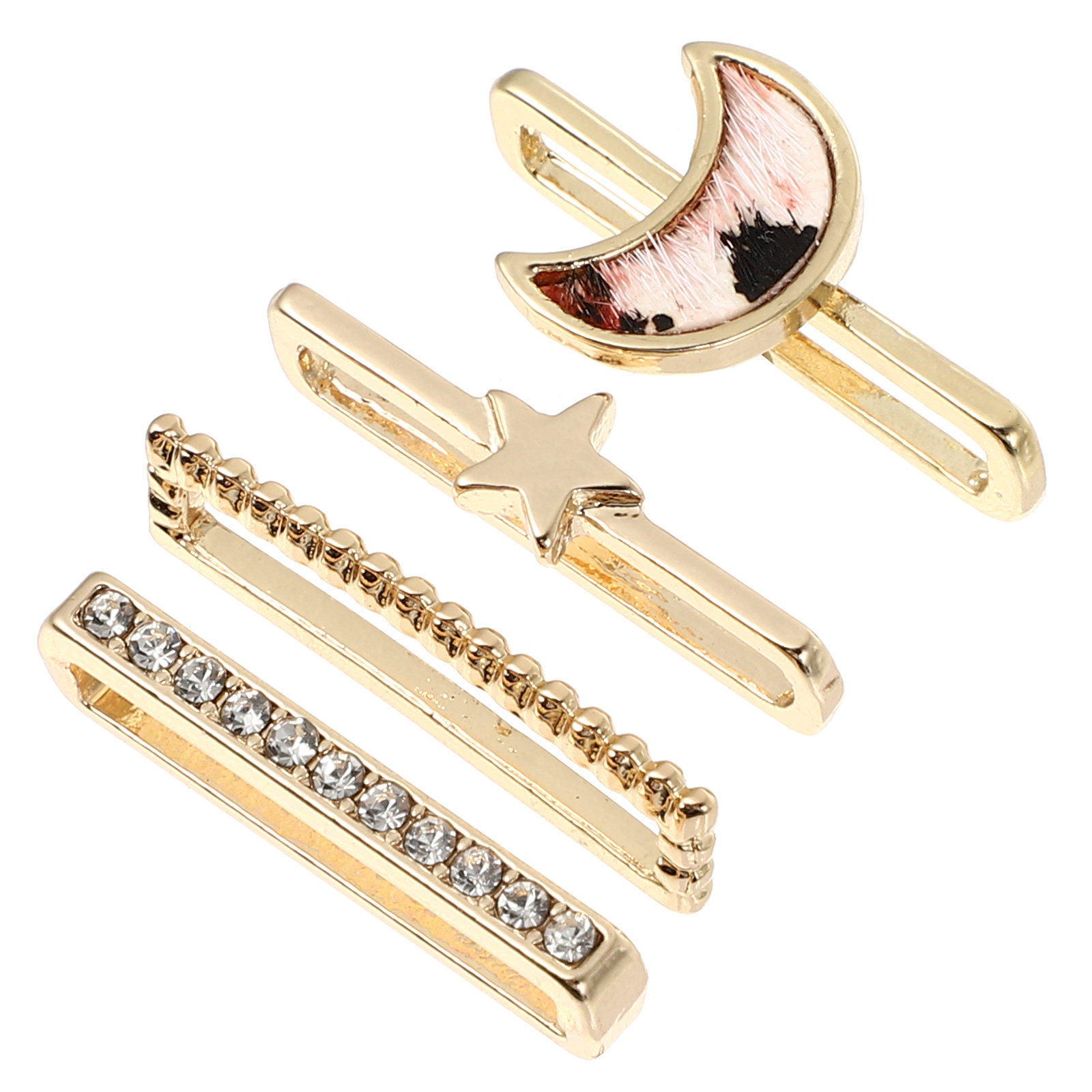 4Pcs Watch Band Charms Exquisi - Silicone Band Women ulasan dan harga