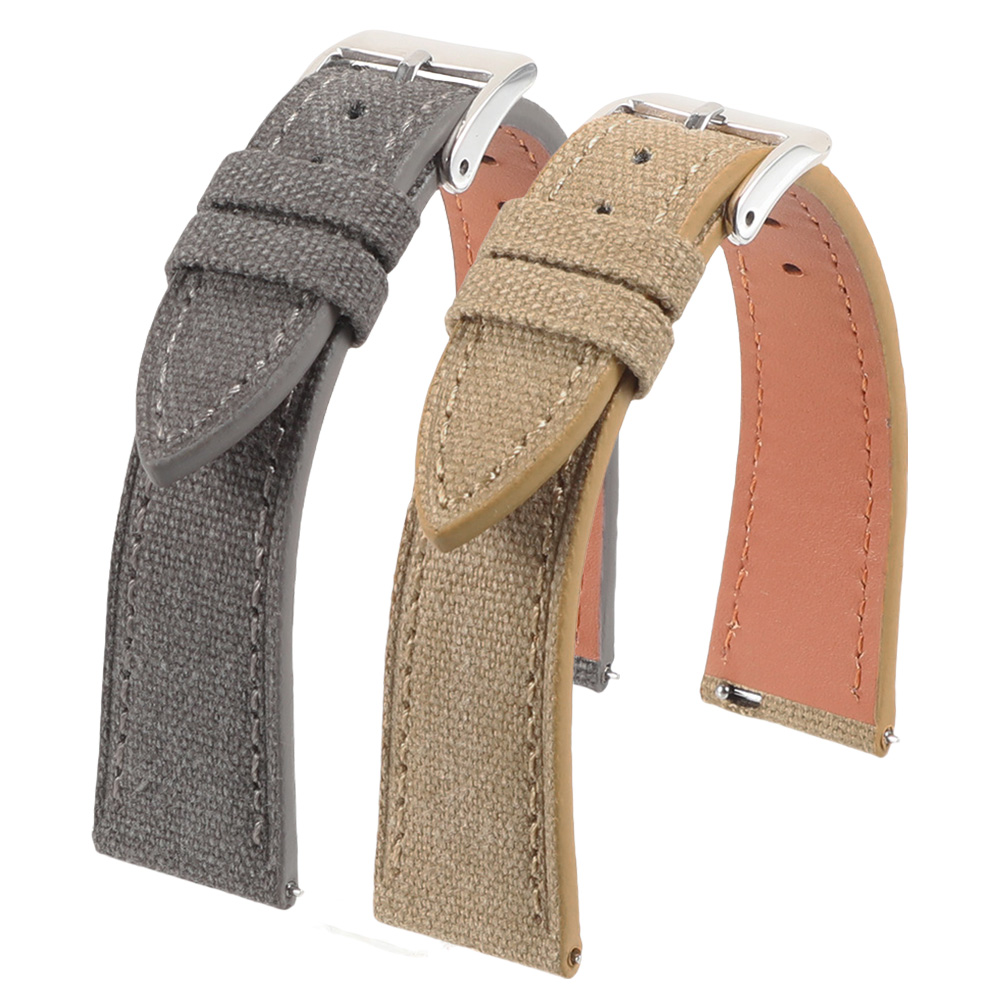 Handcrafted Slim Watch Strap 2 - Canvas Strap Watch ulasan dan harga
