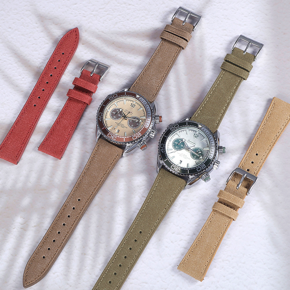 Handcrafted Slim Watch Strap 2 - Canvas Strap Watch ulasan dan harga