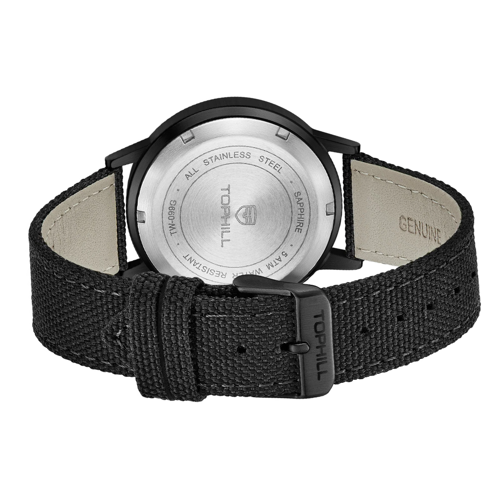 2025 New TOPHILL TW099G 40mm B - Canvas Strap Watch ulasan dan harga