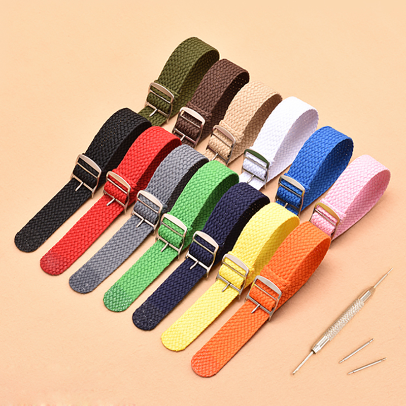 Nylon Weave Watch Strap for Pe - Nato Strap Nylon ulasan dan harga