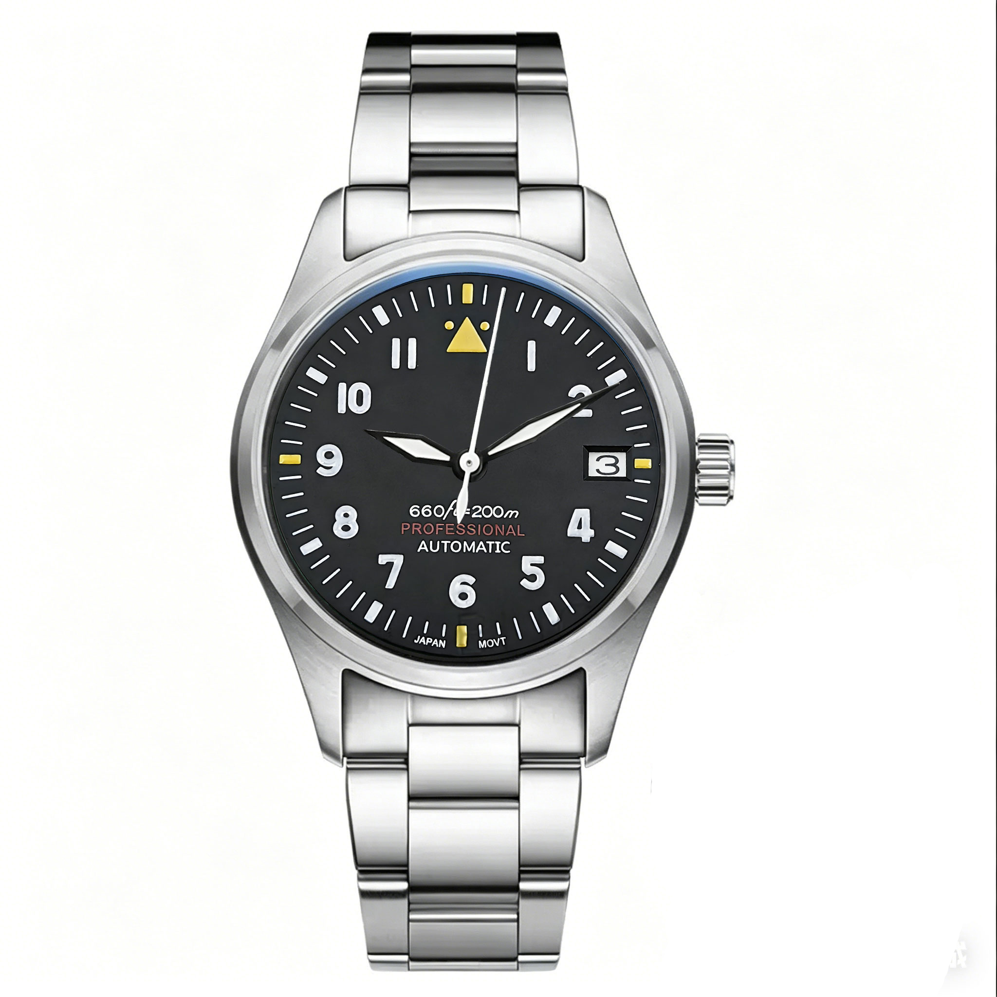 Custom LOGO 36mm 39mm Pilot Wa - Stainless Bracelet Diver ulasan dan harga