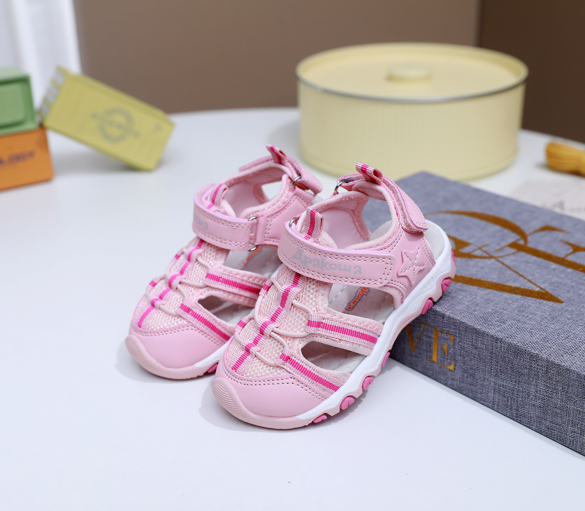 New Summer Children's Closed-T - Sport Loop Velcro ulasan dan harga