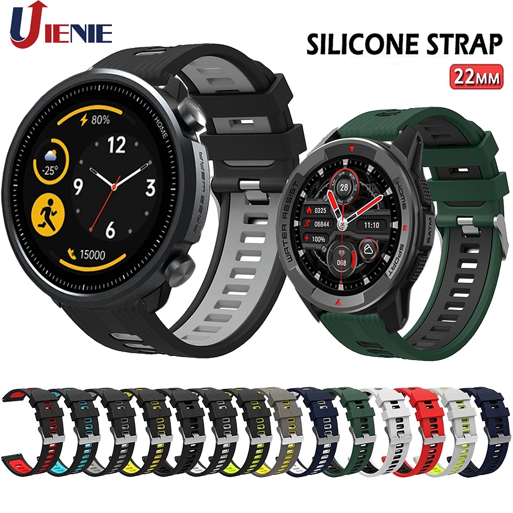 22mm Soft Silicone Watchband f - Silicone Watch Band 22Mm ulasan dan harga