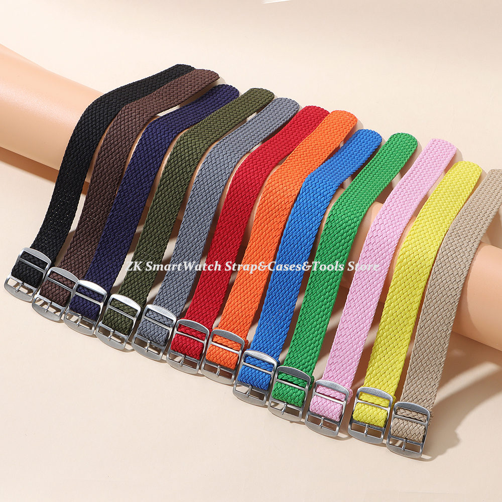 14mm 16mm 18mm 20mm 22mm Perlo - Perlon Strap Woven ulasan dan harga