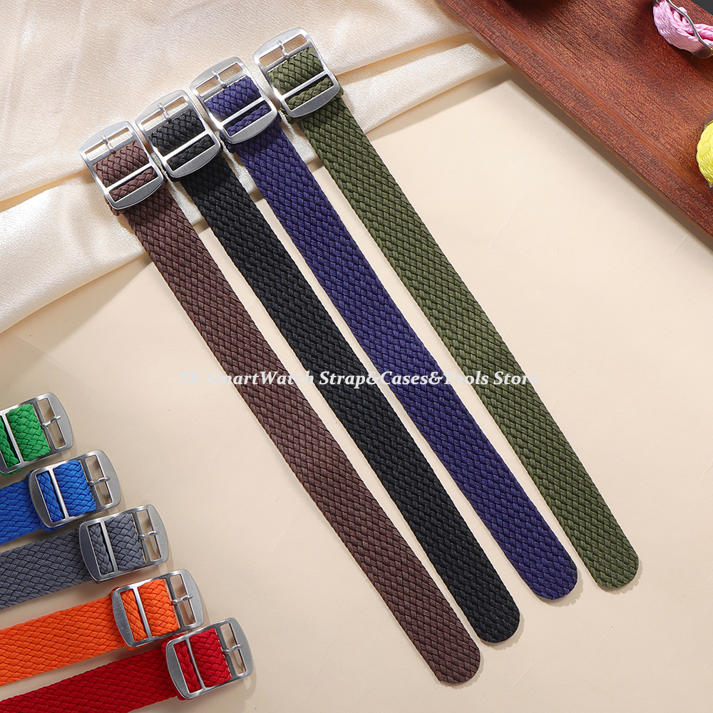 14mm 16mm 18mm 20mm 22mm Perlo - Perlon Strap Woven ulasan dan harga