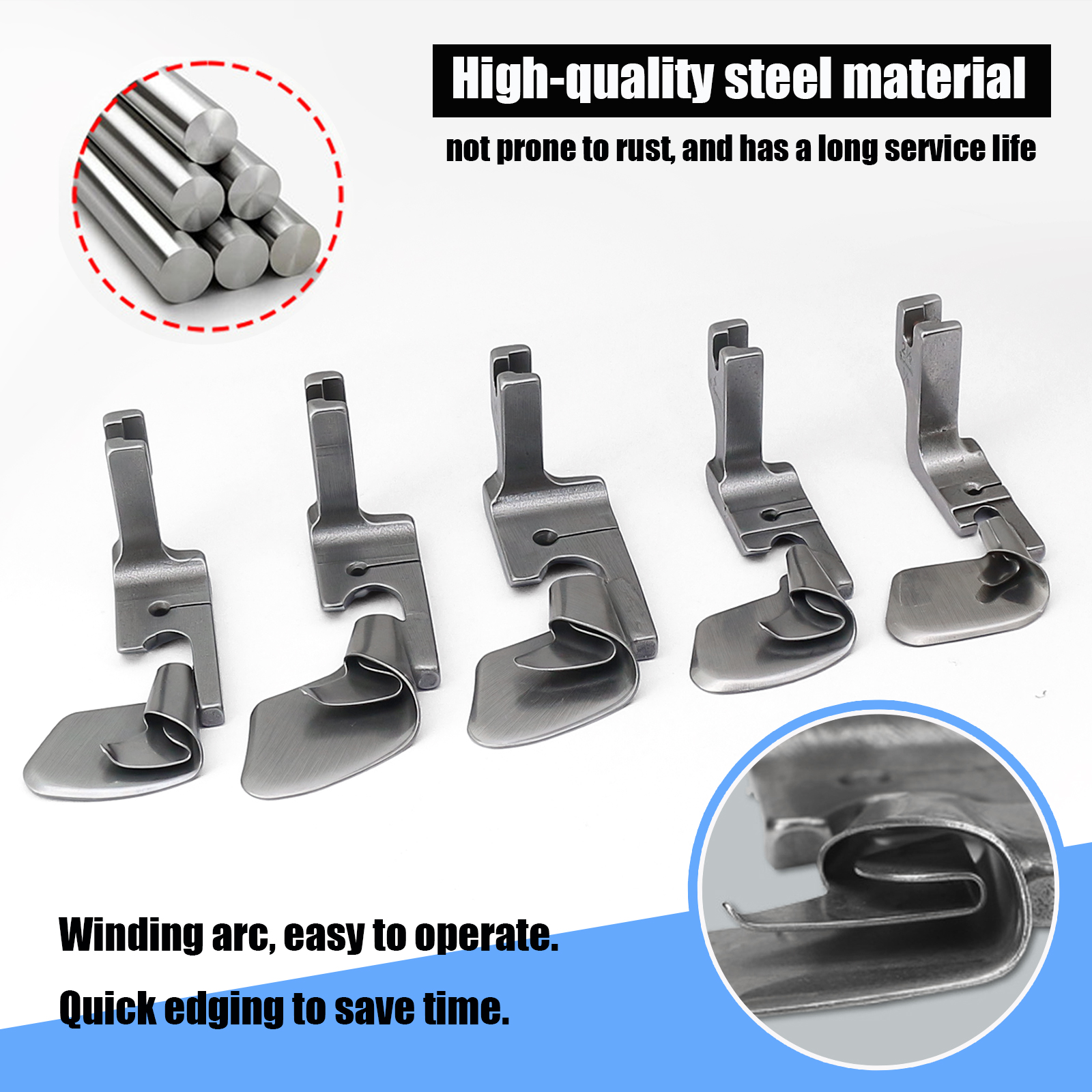 Curved Scroll Hemmer Foot 3.2- - Curved Spring Bar ulasan dan harga