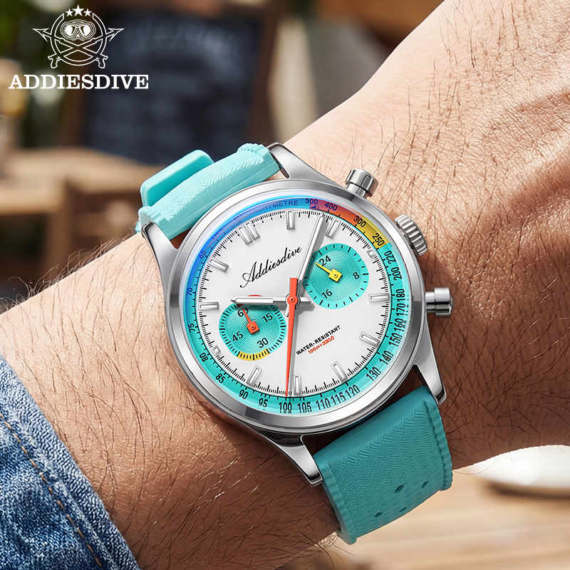 ADDIESDIVE NEW Multifunction C - Rubber Strap Diver ulasan dan harga