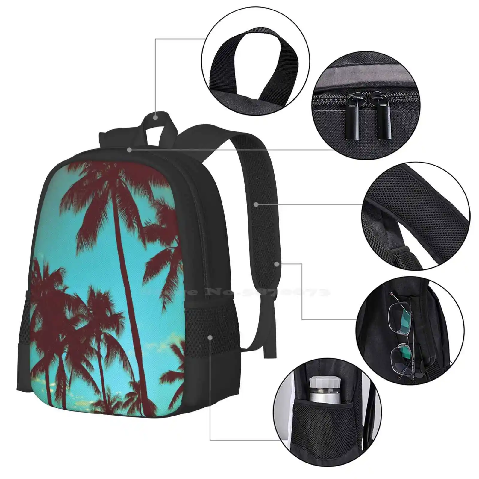 Vintage Tropical Palms Pattern - Tropic Strap Vintage ulasan dan harga