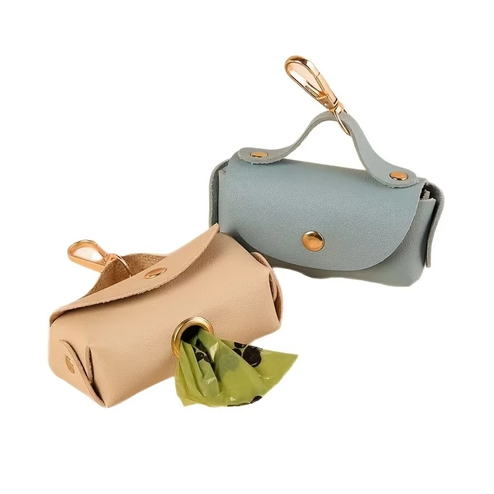 Elegant Leather Dog Poop Bag C - Leather Strap Quick Release ulasan dan harga