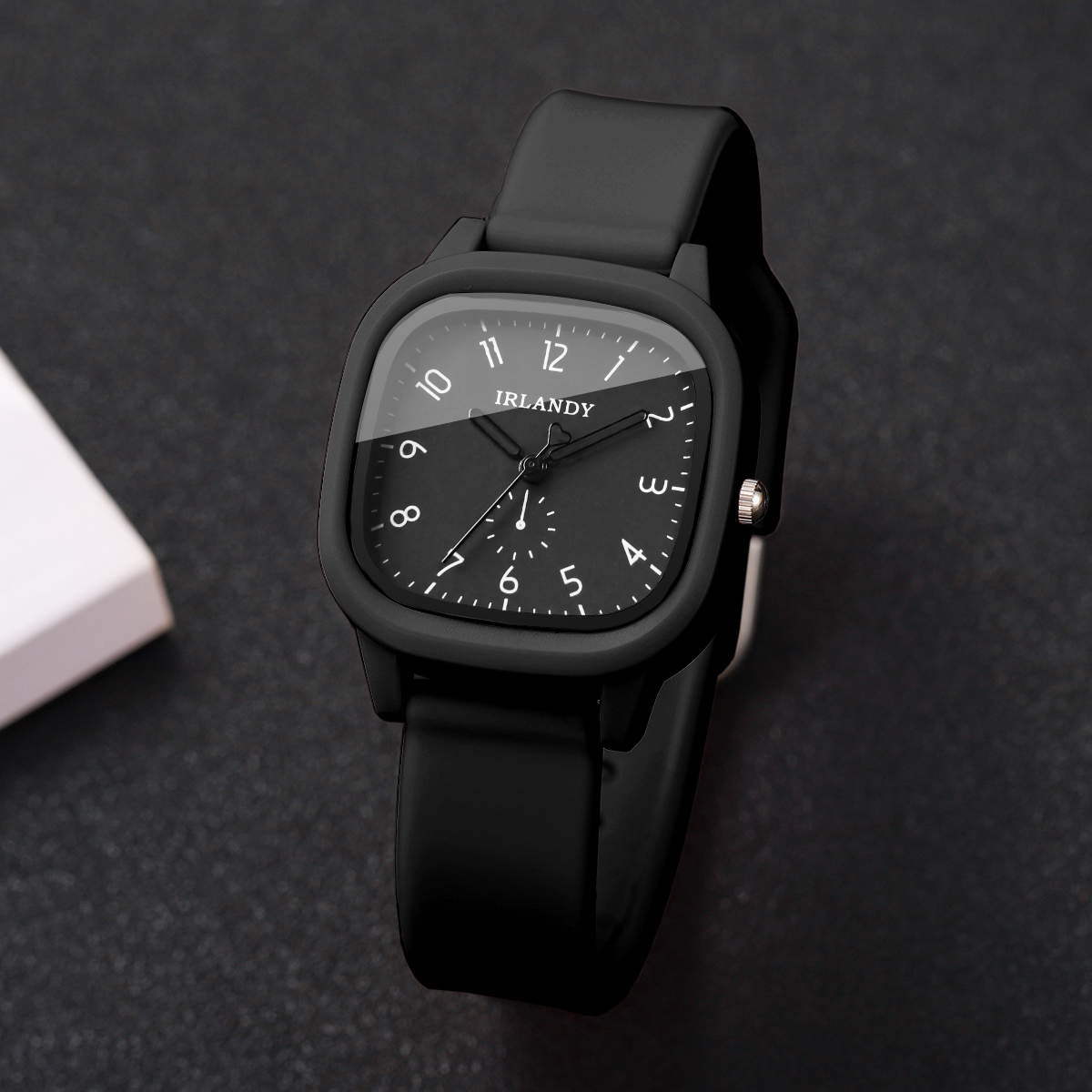 Fashion Square Women Quartz Wa - Silicone Band Women ulasan dan harga