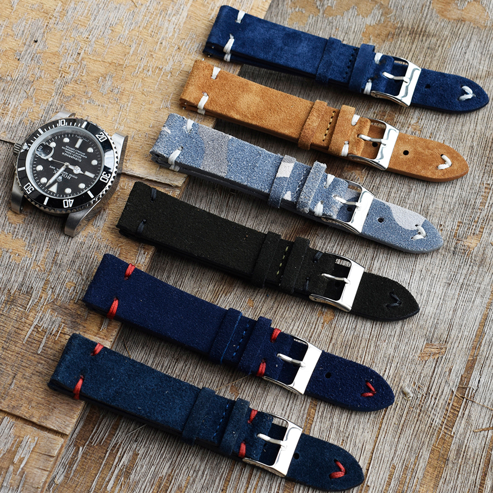 High Quality Vintage Suede Lea - Suede Strap Watch ulasan dan harga