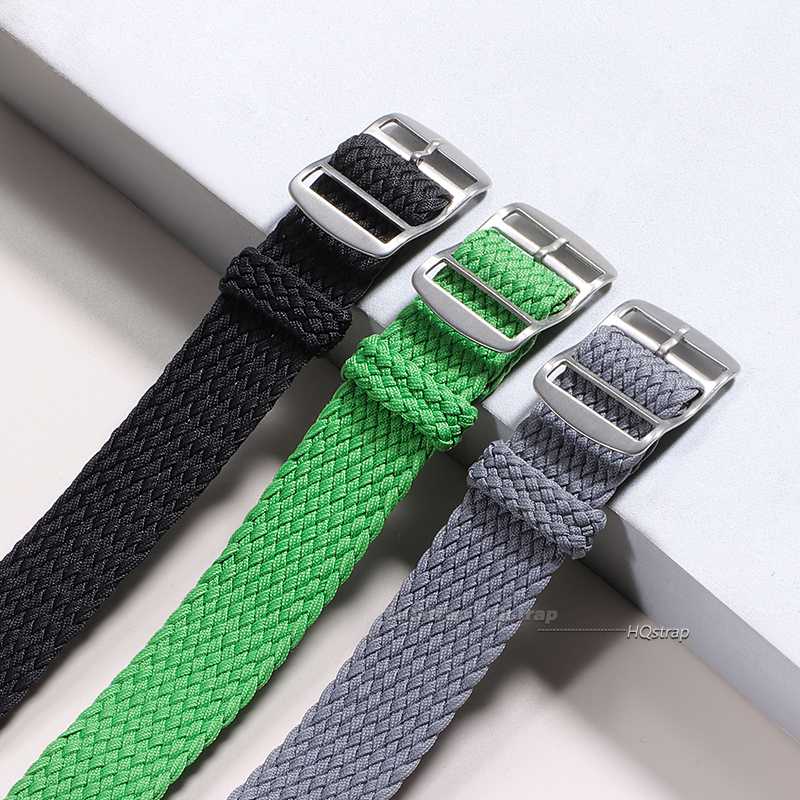 16mm 18mm 20mm 22mm Nylon Canv - Perlon Strap Woven ulasan dan harga