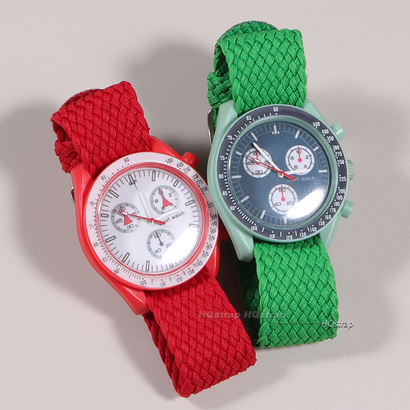 16mm 18mm 20mm 22mm Nylon Canv - Perlon Strap Woven ulasan dan harga