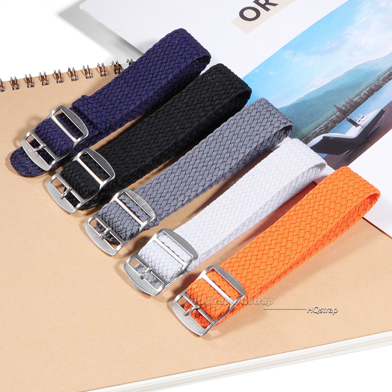 16mm 18mm 20mm 22mm Nylon Canv - Perlon Strap Woven ulasan dan harga
