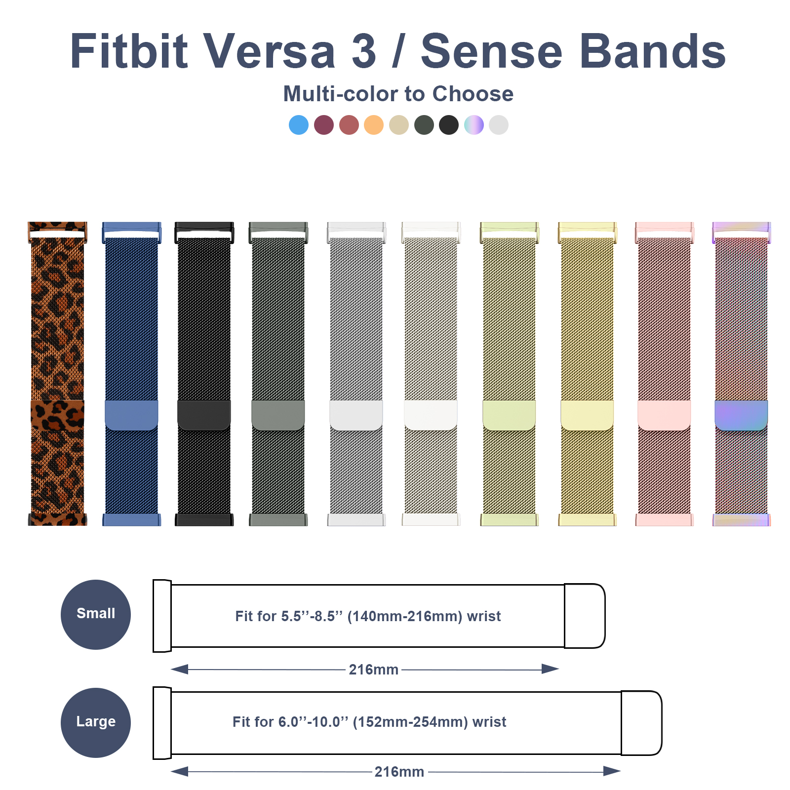 Mental Magnetic Strap for Fitb - Milanese Loop Magnetic ulasan dan harga