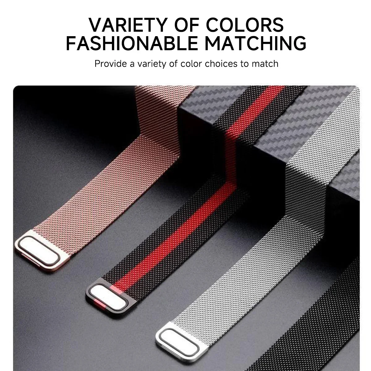 Metal Strap For Fitbit Versa 4 - Milanese Loop Magnetic ulasan dan harga