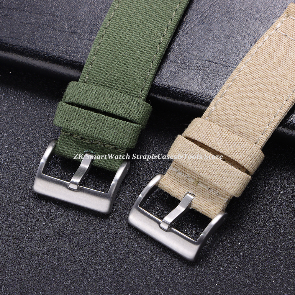 Nylon Watch Strap 20mm 22mm fo - Canvas Strap Watch ulasan dan harga