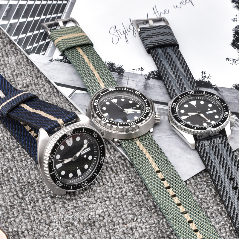 Woven Nylon Strap 18mm 20mm 22 - Nato Strap Nylon ulasan dan harga