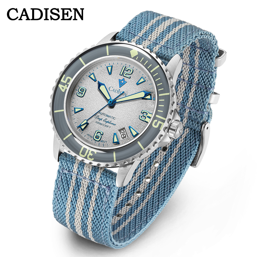 CADISEN Deep Explorer MIYOTA 8 - Canvas Strap Watch ulasan dan harga