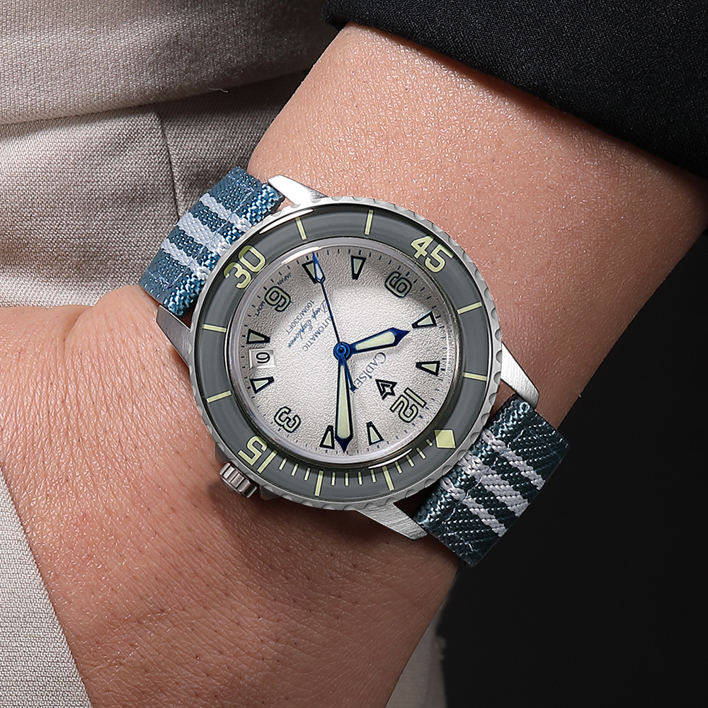CADISEN Deep Explorer MIYOTA 8 - Canvas Strap Watch ulasan dan harga