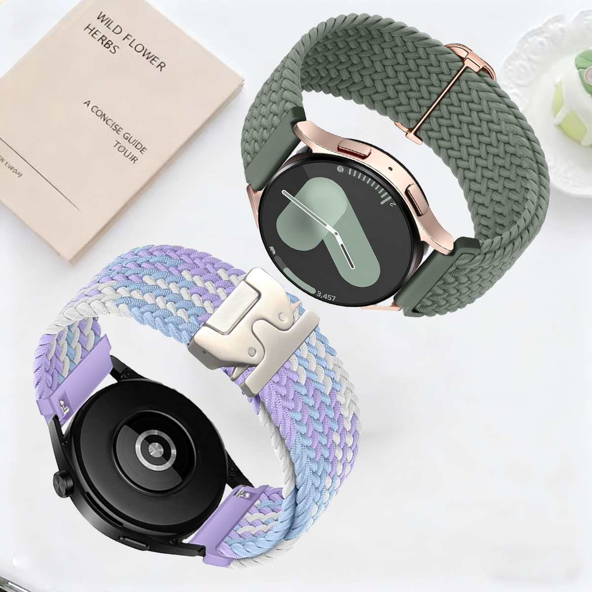 2Pcs 18/20/22 Braided Elastic  - Parachute Strap Elastic ulasan dan harga