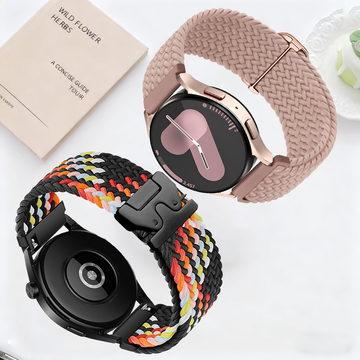 2Pcs 18/20/22 Braided Elastic  - Parachute Strap Elastic ulasan dan harga