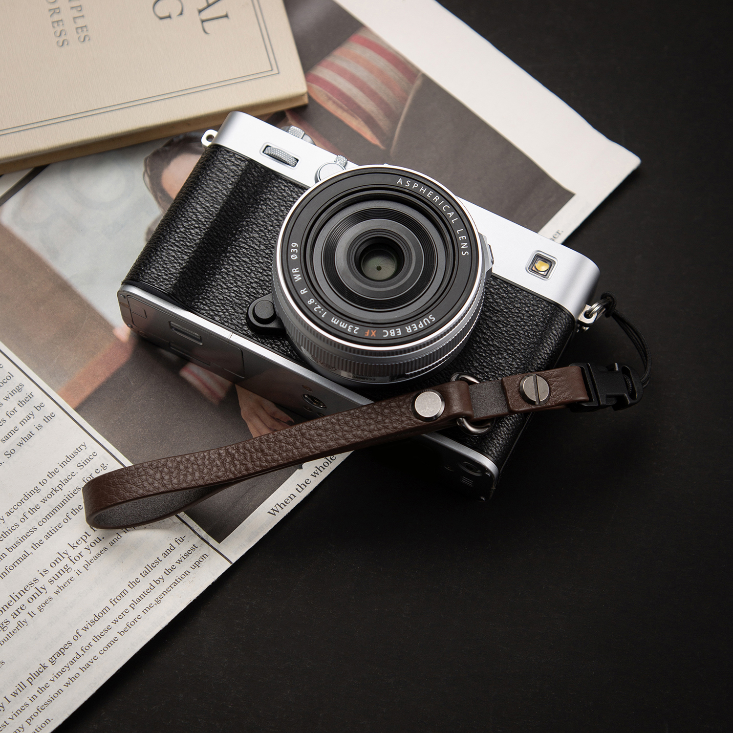 Adjustable Handmade Cowhide Le - Leather Strap Quick Release ulasan dan harga
