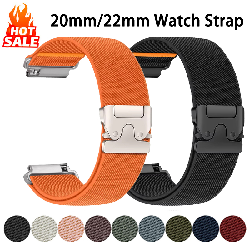 20mm 22mm band For Amazfit bip - Parachute Strap Elastic ulasan dan harga
