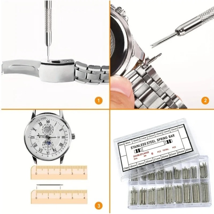 270pcs/Box Strainless Steel Sp - Spring Bar Tool Set ulasan dan harga