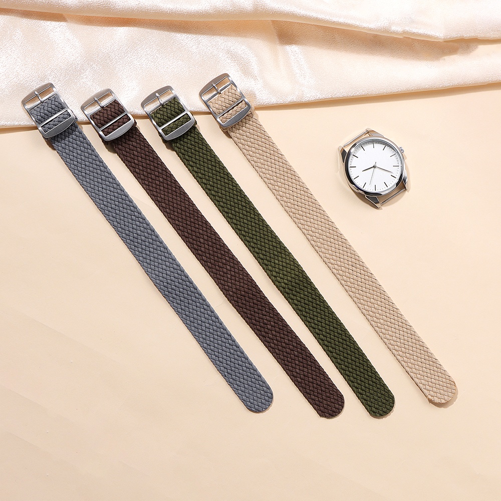 Nylon Woven Canvas Watch Band  - Perlon Strap Woven ulasan dan harga