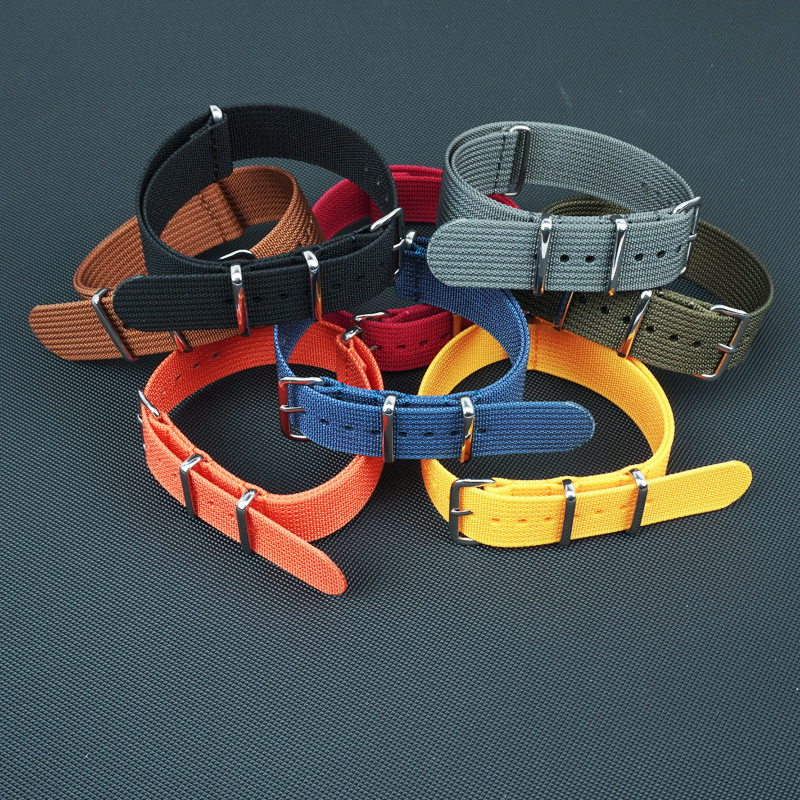 Ribbed Nylon Strap For Seiko M - Nato Strap Nylon ulasan dan harga