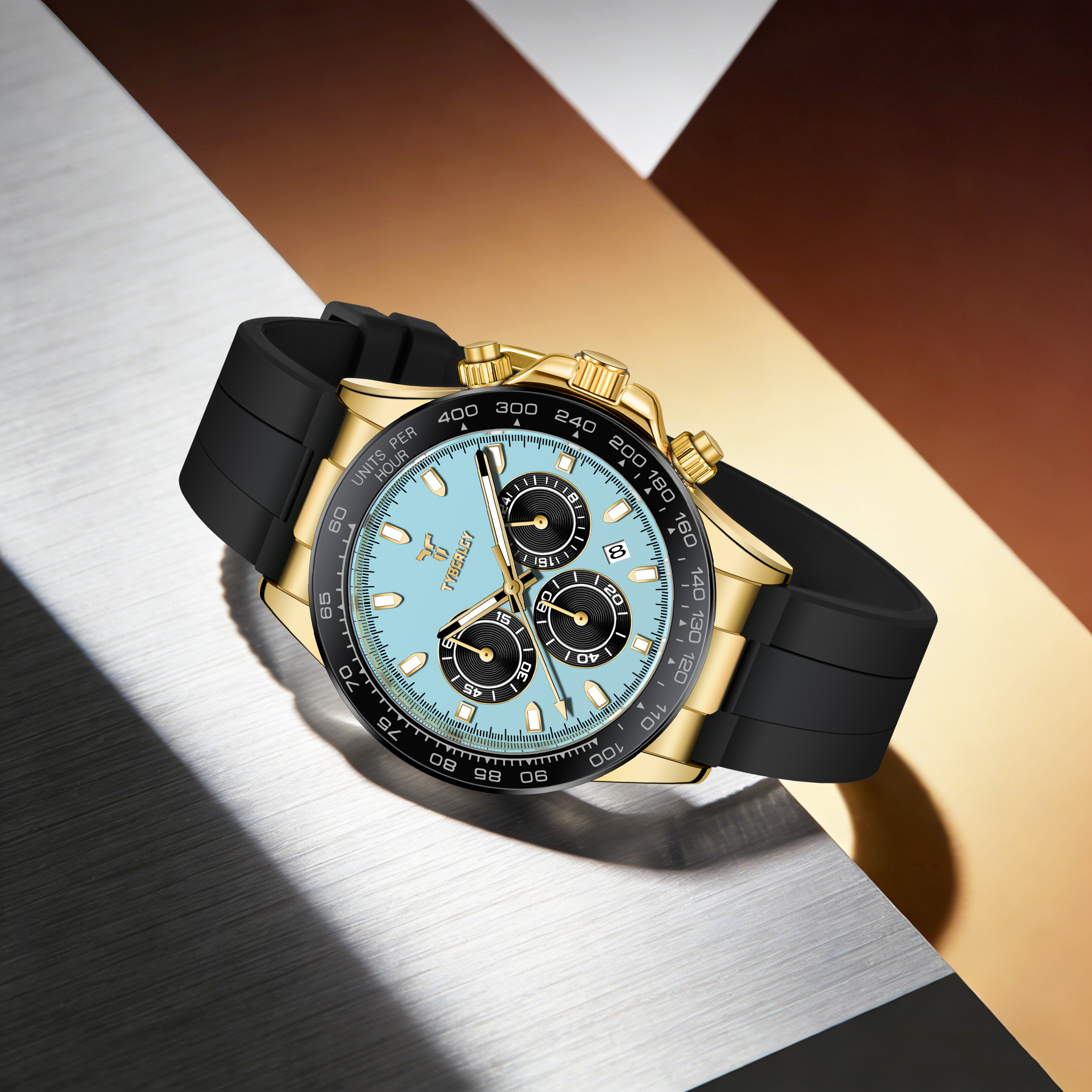 TYBERLEY Sophisticated Eleganc - Rubber Strap Diver ulasan dan harga