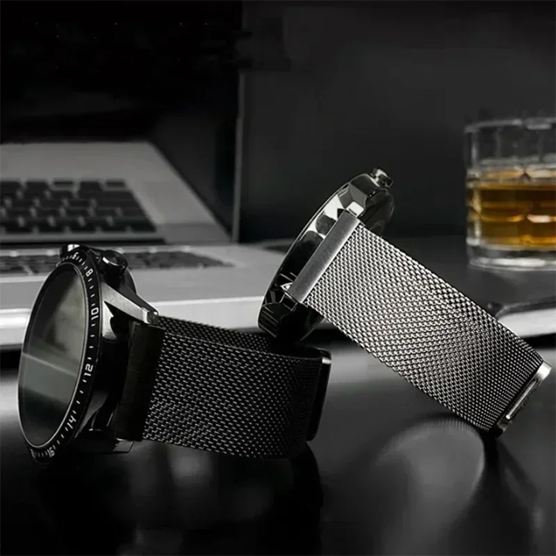20/22mm Metal Milanese Loop Ba - Milanese Loop Magnetic ulasan dan harga