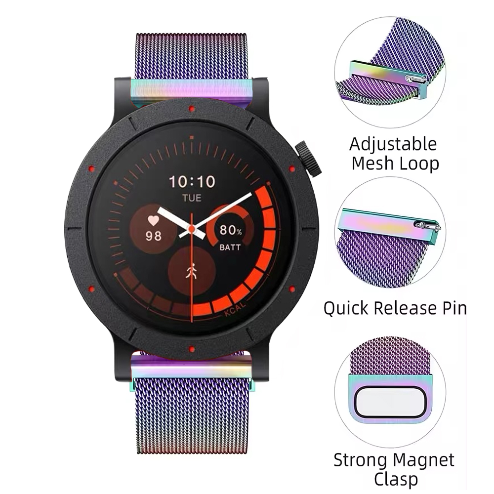 20/22mm Metal Milanese Loop Ba - Milanese Loop Magnetic ulasan dan harga