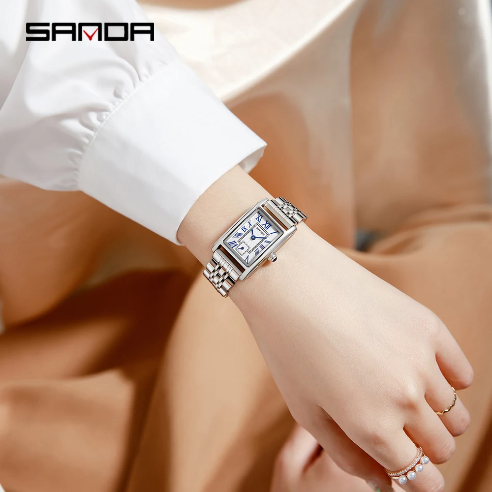 Fashion SANDA 1116 New Elegant - Stainless Bracelet Diver ulasan dan harga
