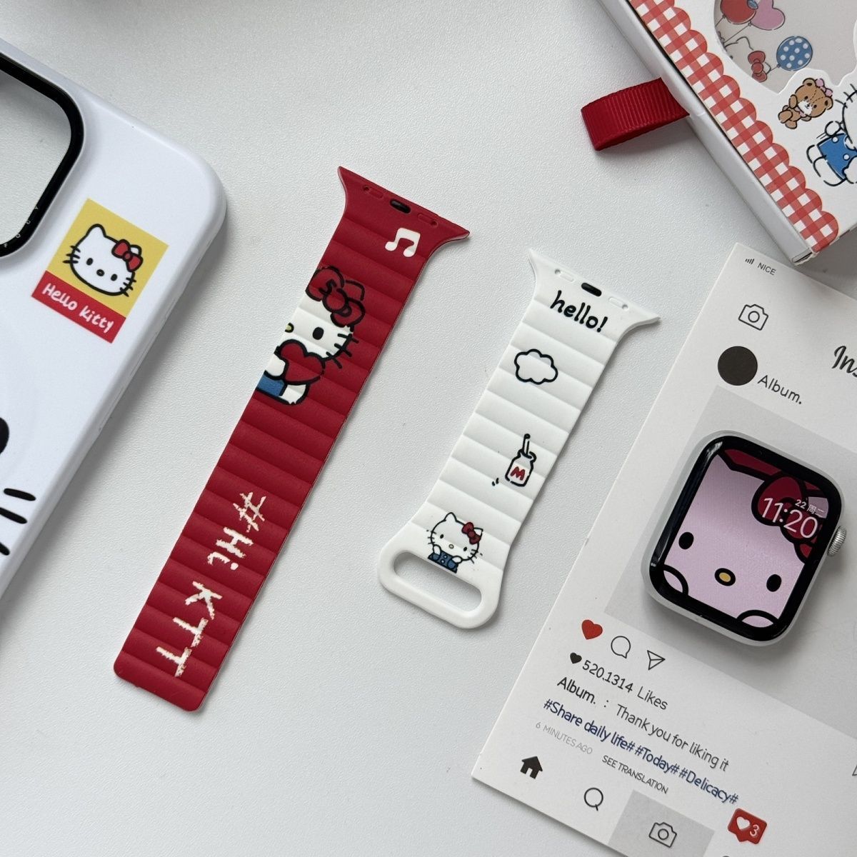 Anime Sanrio Hello Kitty Kurom - Silicone Band Women ulasan dan harga