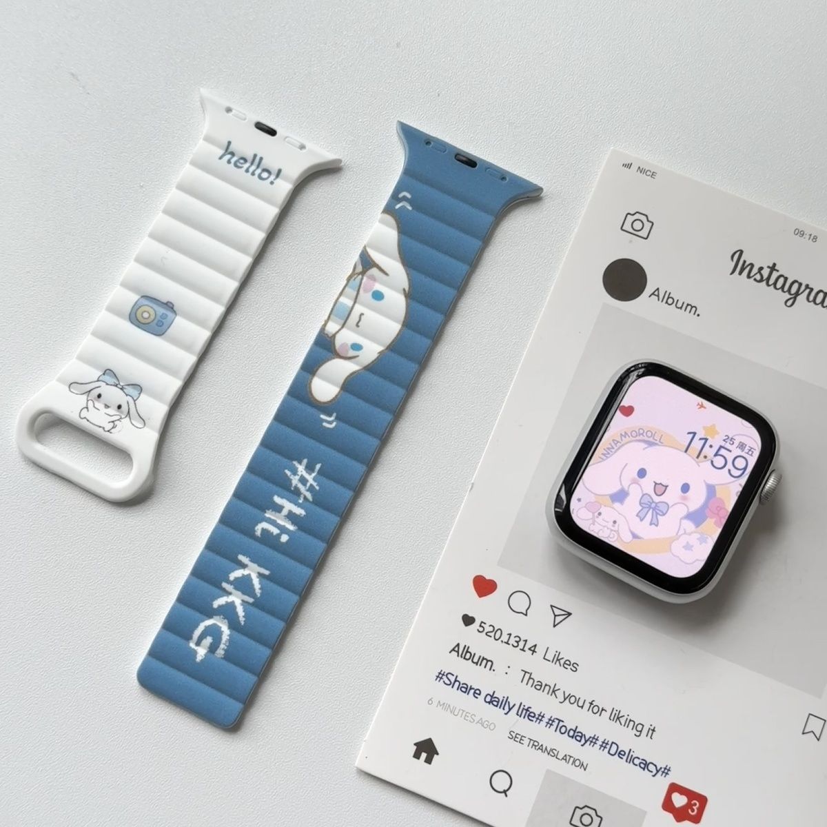 Anime Sanrio Hello Kitty Kurom - Silicone Band Women ulasan dan harga