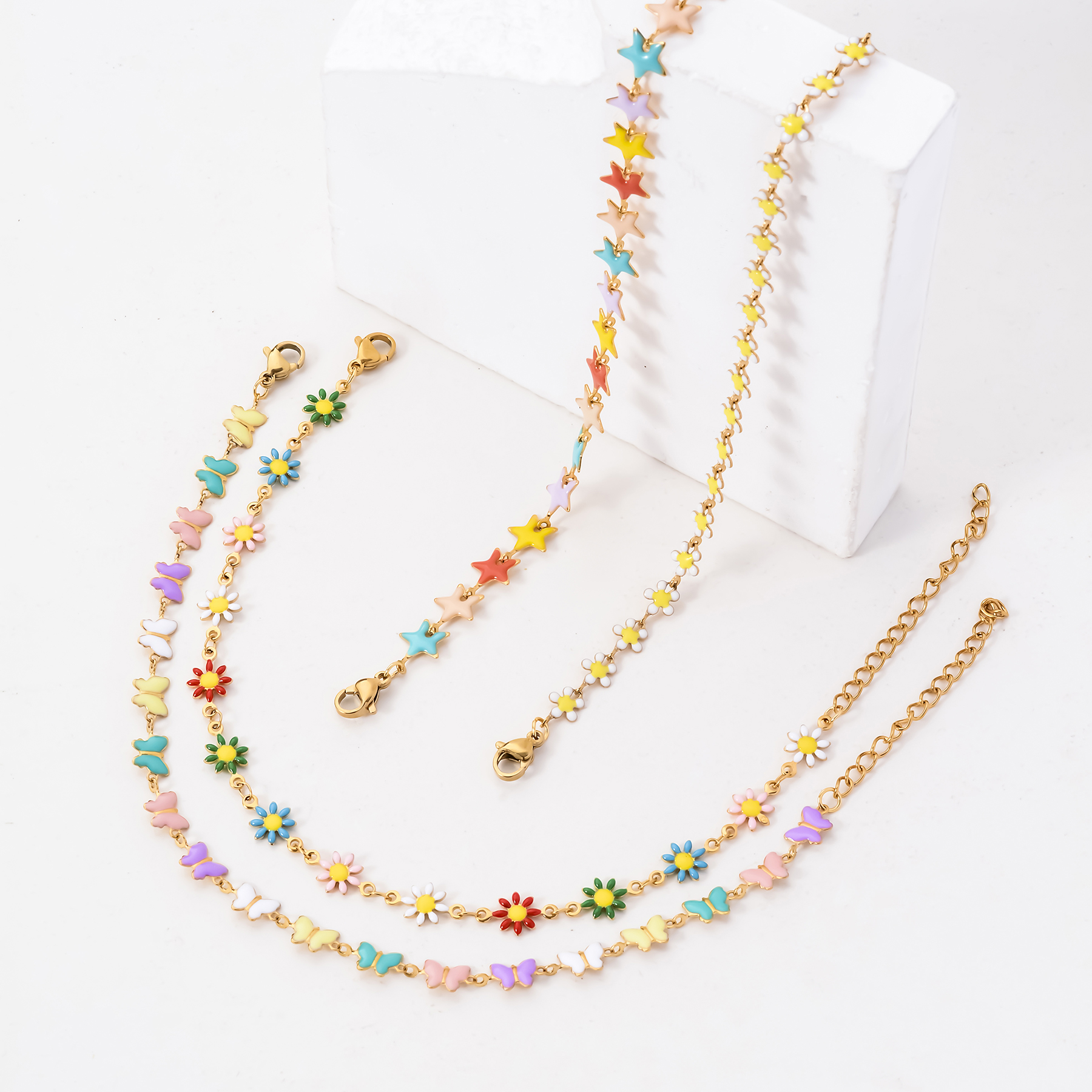 1Pcs Stainless Steel For Women - Butterfly Clasp Deployant ulasan dan harga
