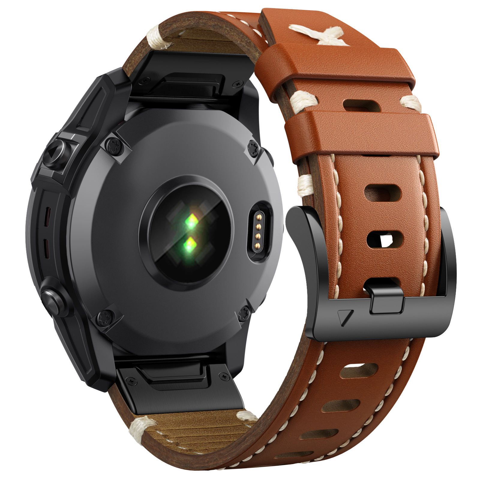 22 26mm Genuine Leather Strap  - Leather Strap Quick Release ulasan dan harga