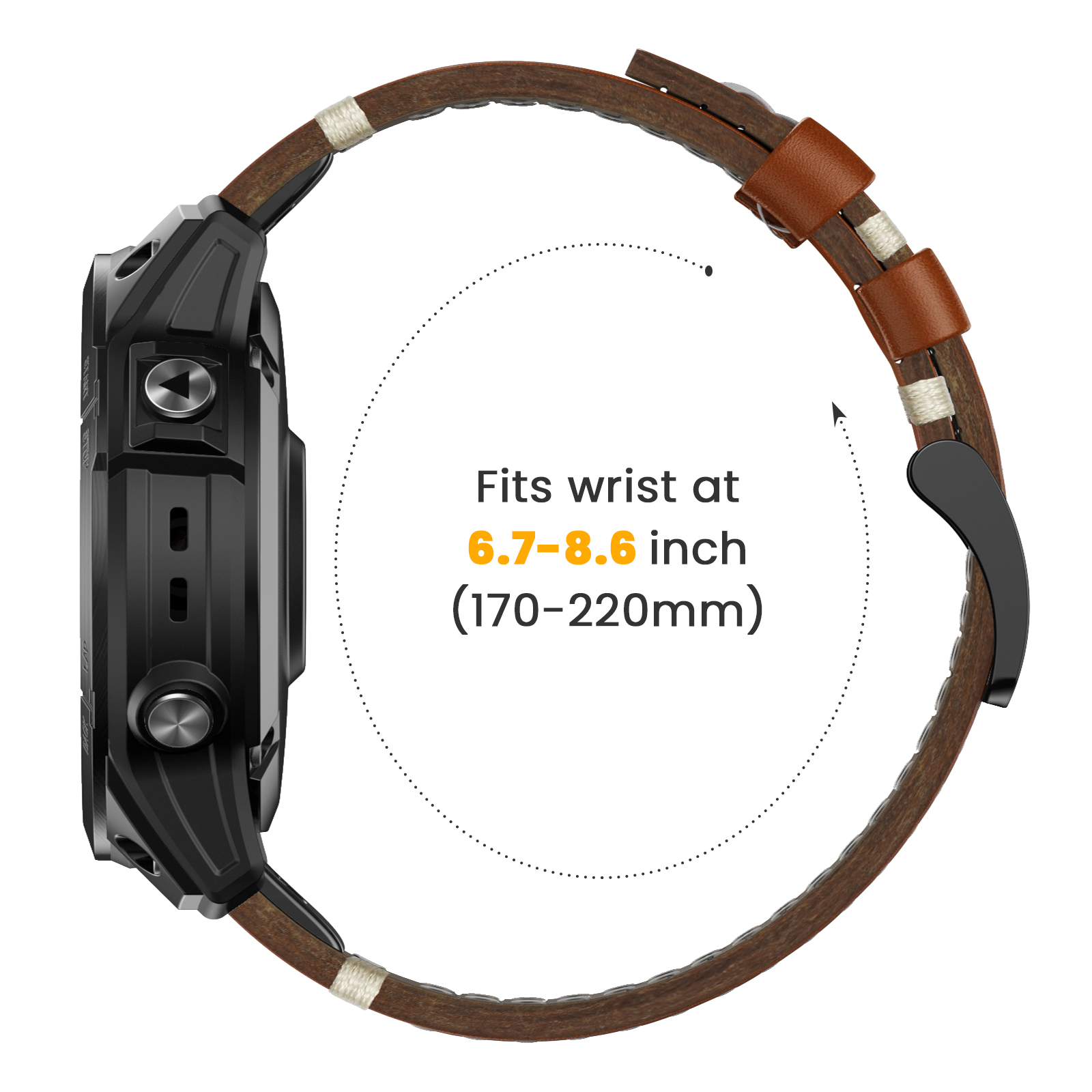 22 26mm Genuine Leather Strap  - Leather Strap Quick Release ulasan dan harga