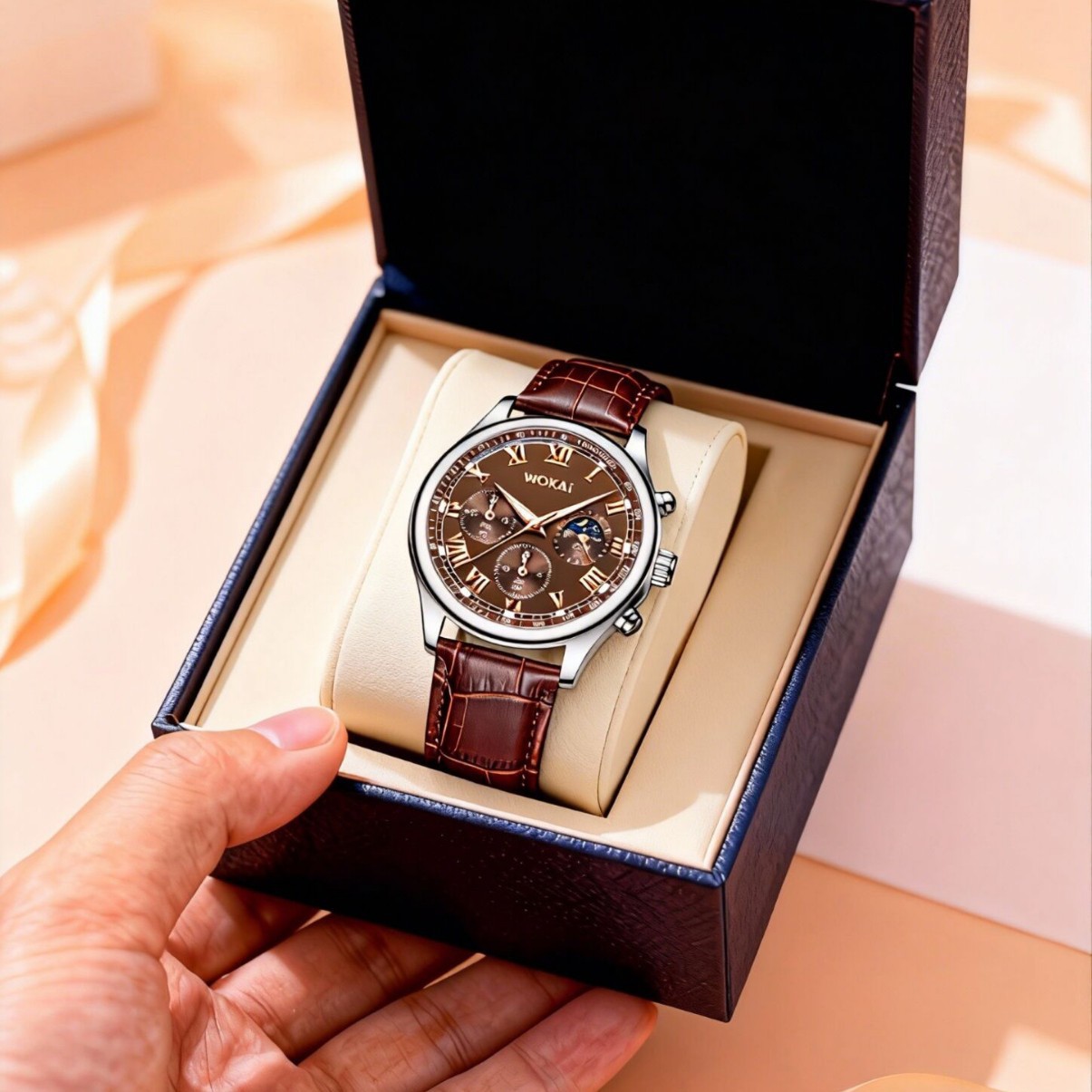Luxury Men Business Watches Fa - Leather Watch Band Men ulasan dan harga