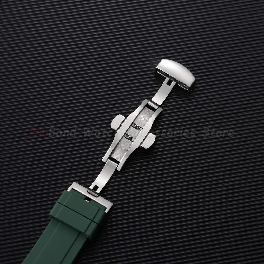 Silicone Straps 18mm 20mm 22mm - Leather Strap Quick Release ulasan dan harga