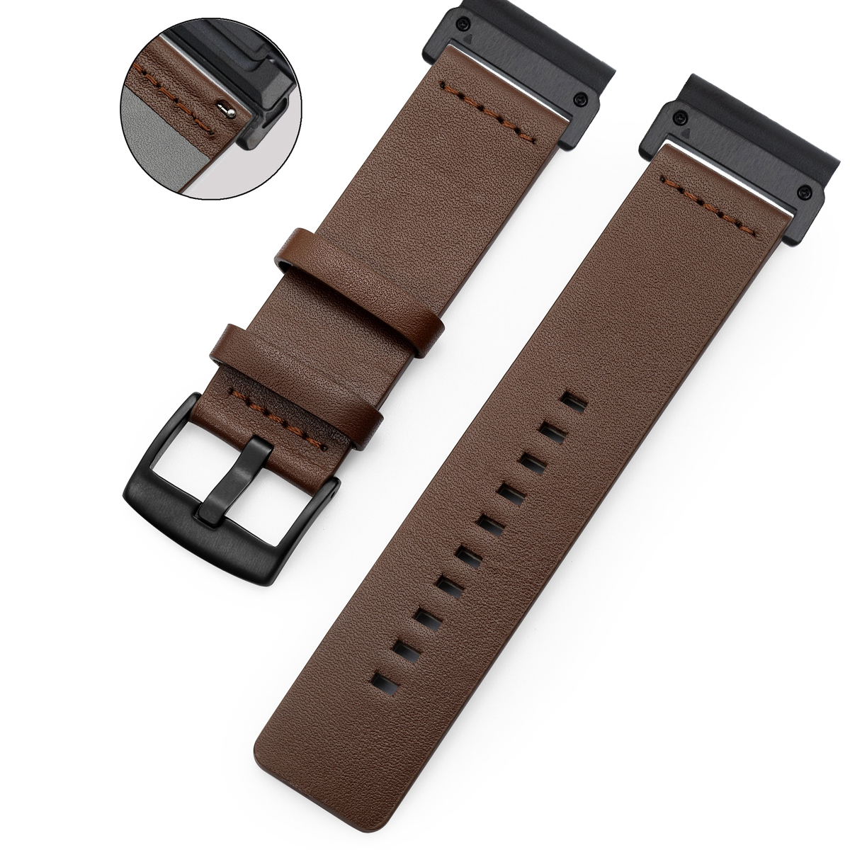 26mm 22mm Quick Fit Strap For  - Leather Strap Quick Release ulasan dan harga