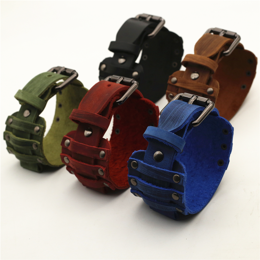 Punk Leather Watch Strap for M - Tropic Strap Vintage ulasan dan harga